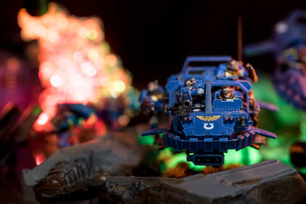 Miniature Photography, land speeder