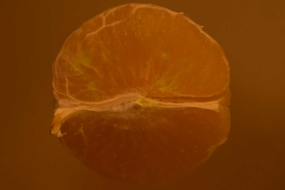 Tangerine under Normal Light