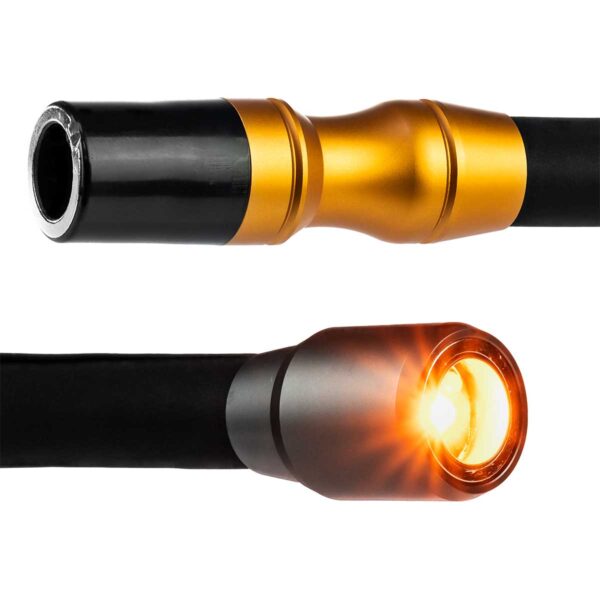 Orange LED light source for macro photography