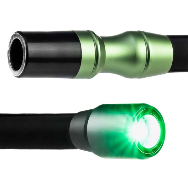 Green LED light source for macro photography