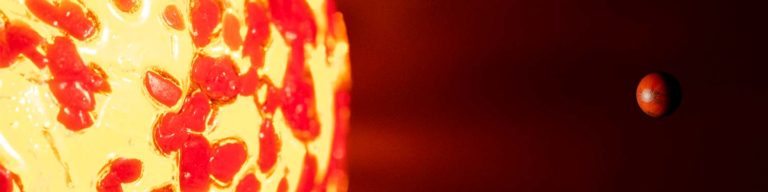 Solar system marble photography