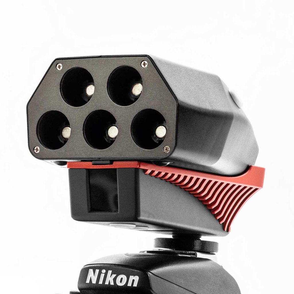 IR emitter for macro flash photography