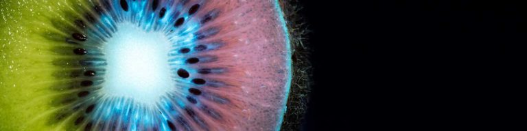 Kiwi Fruit Ultraviolet photography
