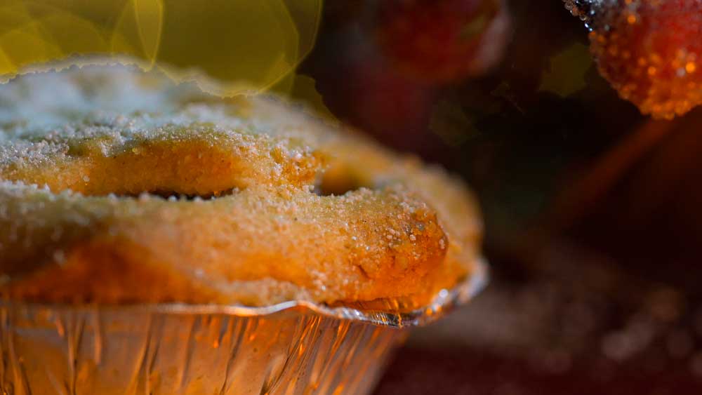 Festive mince pie photo