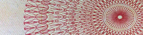 Money macro photography