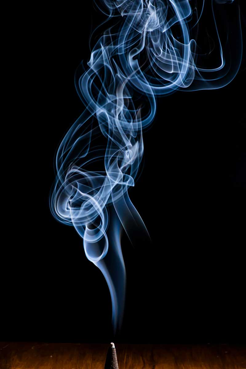 incense smoke photography