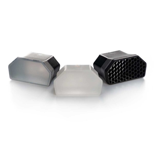 Pro Hood attachments for Flash - Directional, Wide and Honeycomb