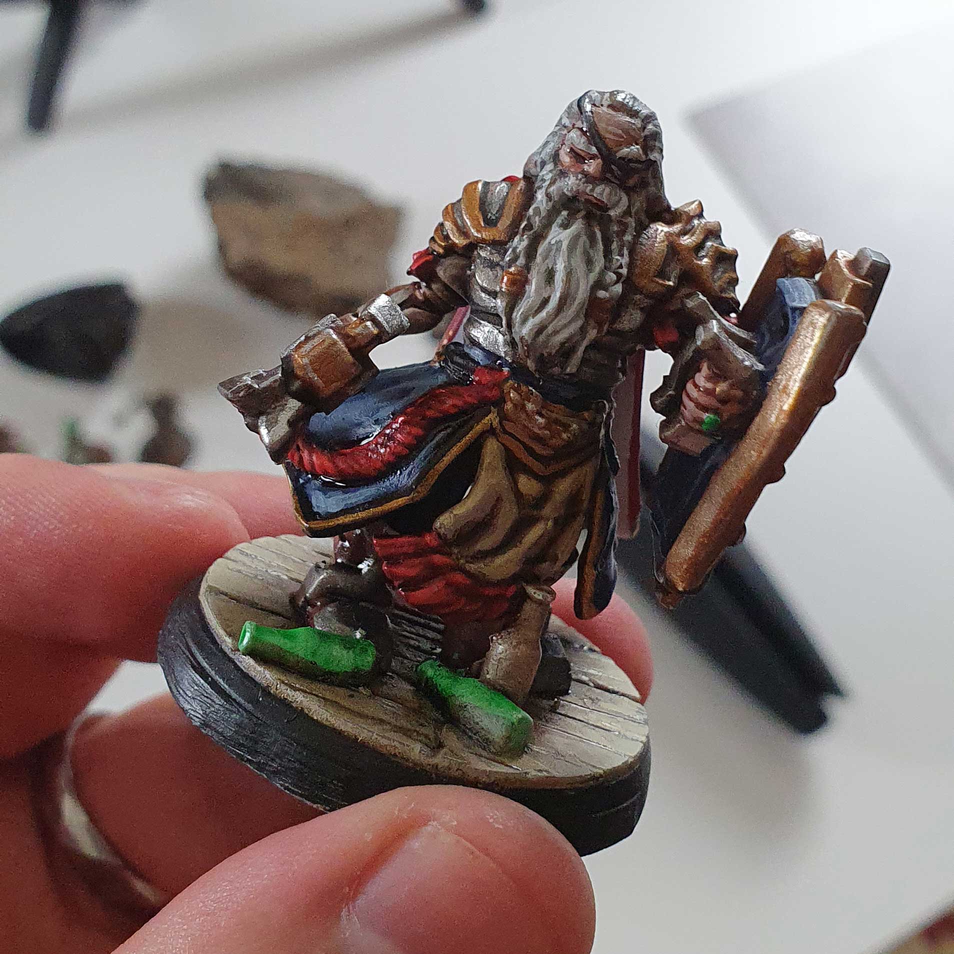 First DnD miniature painted! Time for a name and backstory..and to