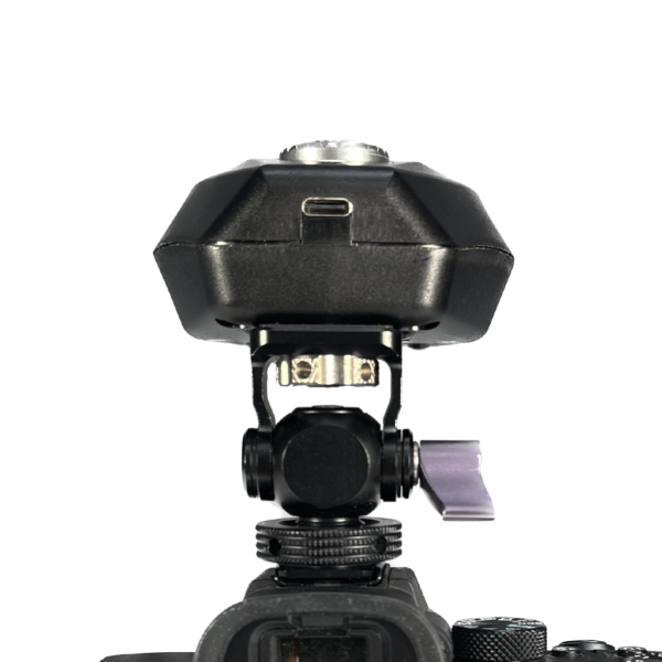 Camera hot shoe mount back view