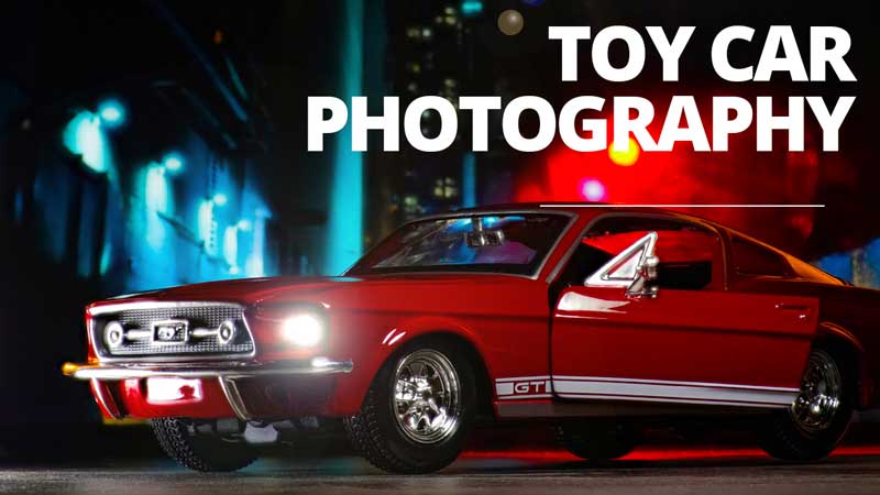 Realistic Toy Car Photography Tutorial Practical lighting effects