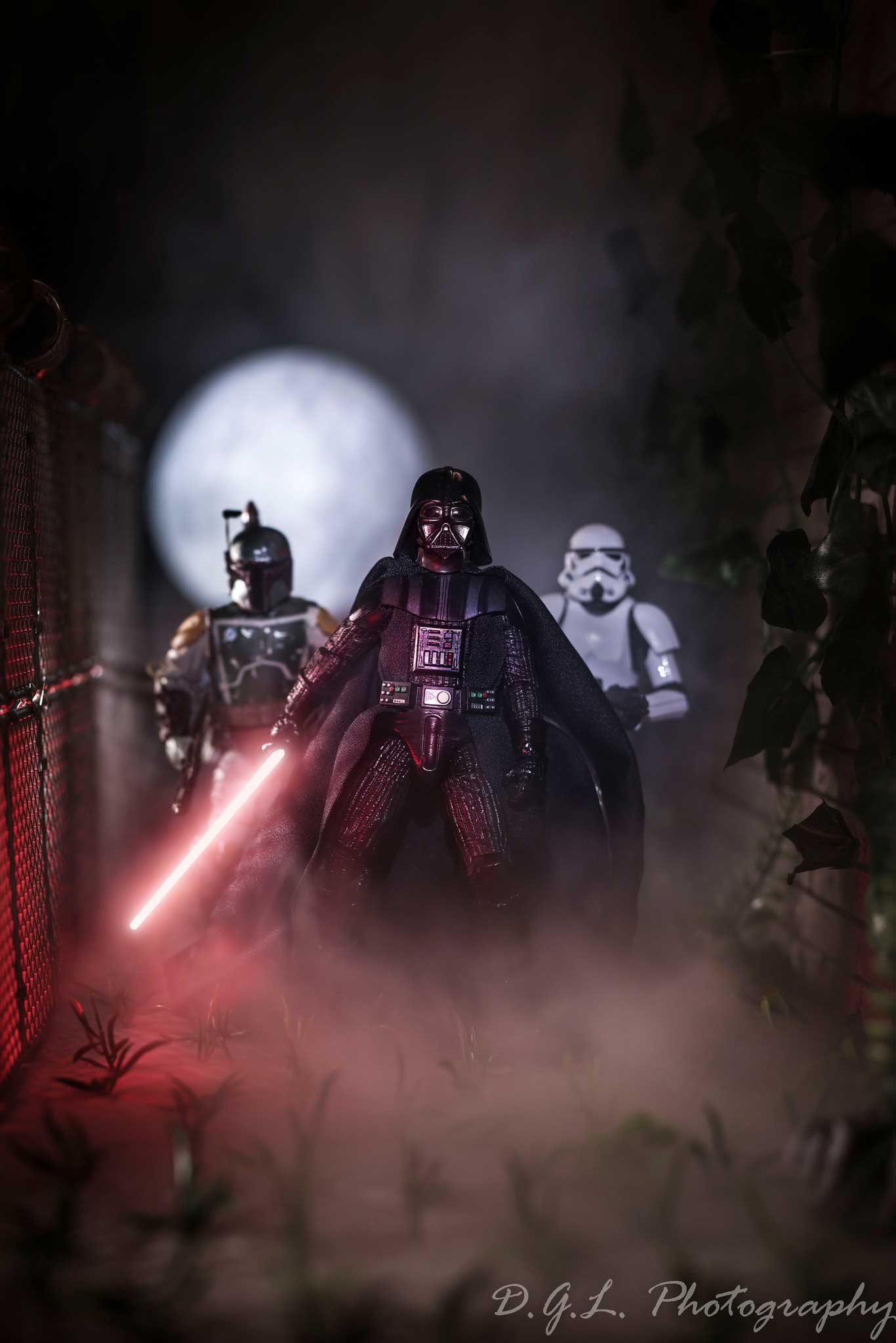 Darth vader toy photography